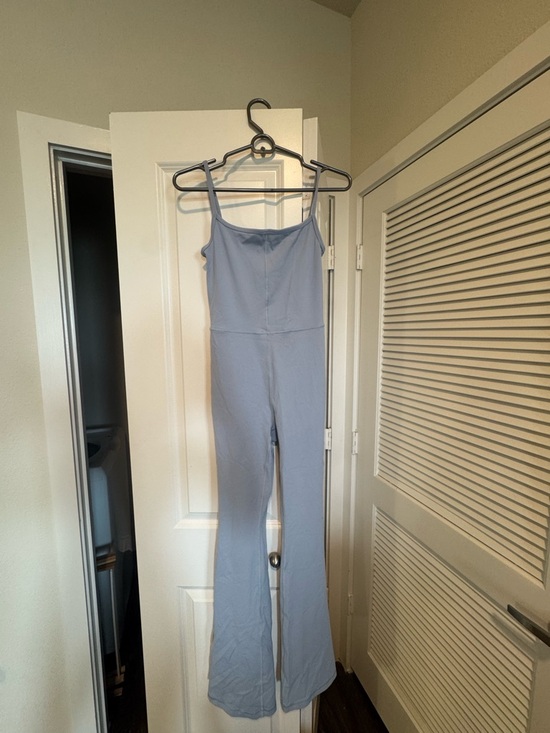 Wilfred Pants - Aritzia Wilfred Light Blue Spaghetti-Strap Jumpsuit